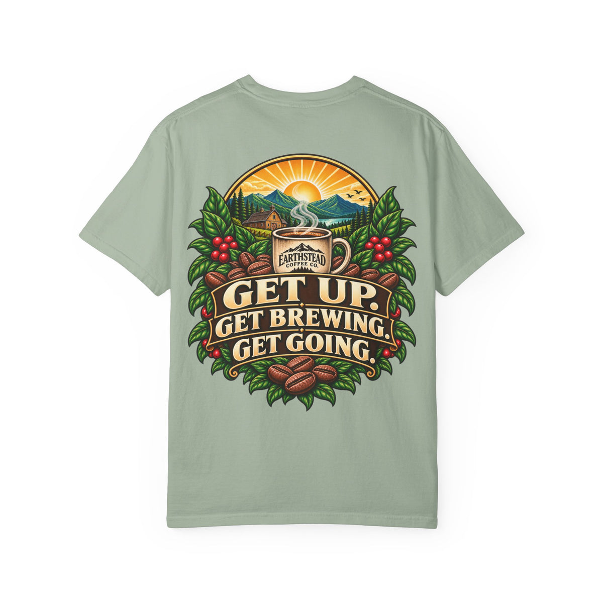 Get Up. Get Brewing. Get Going.